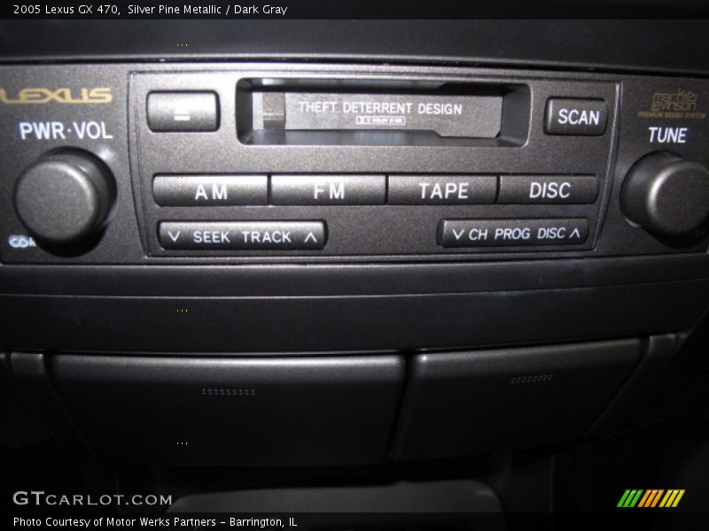 Silver Pine Metallic / Dark Gray 2005 Lexus GX 470