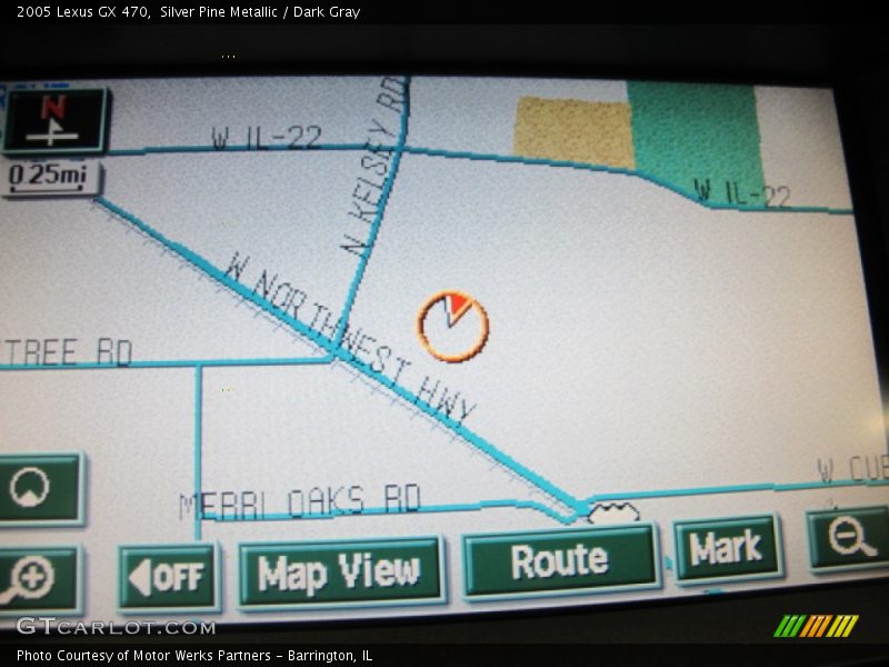 Silver Pine Metallic / Dark Gray 2005 Lexus GX 470