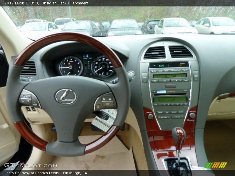 Obsidian Black / Parchment 2012 Lexus ES 350