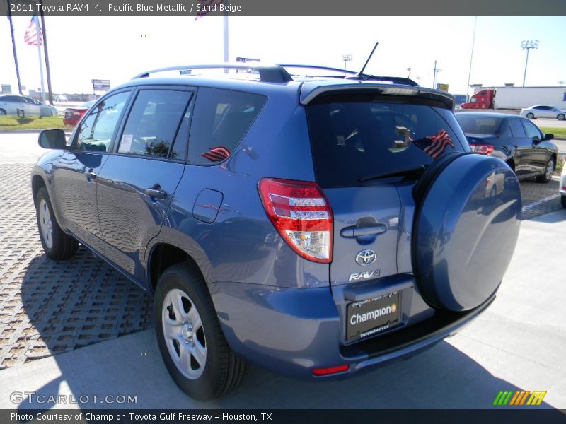 Pacific Blue Metallic / Sand Beige 2011 Toyota RAV4 I4