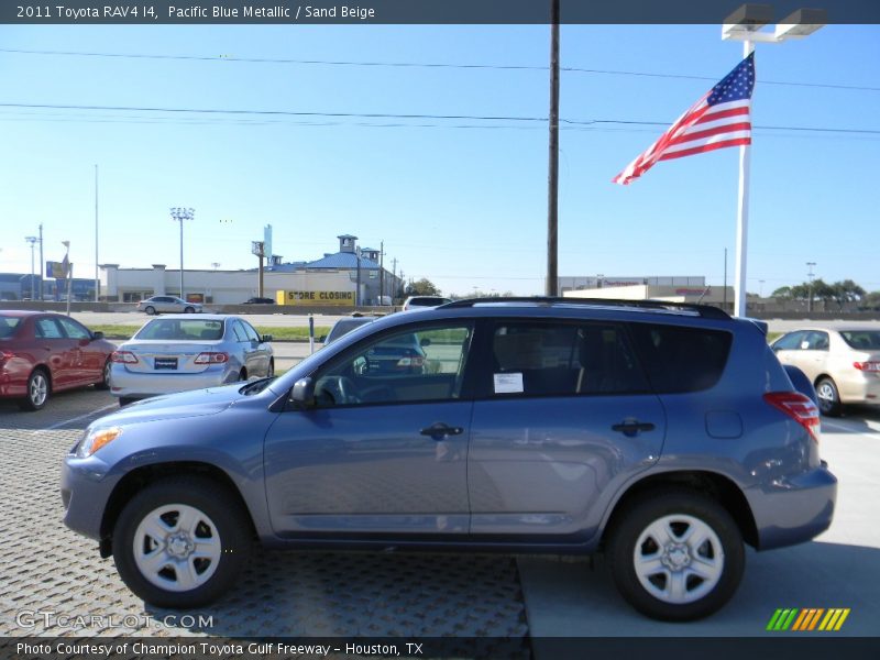 Pacific Blue Metallic / Sand Beige 2011 Toyota RAV4 I4
