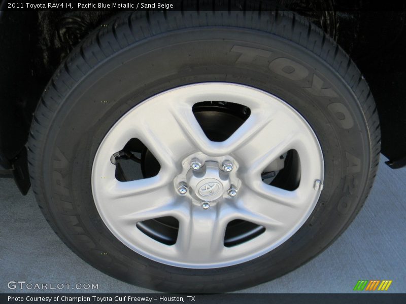 Pacific Blue Metallic / Sand Beige 2011 Toyota RAV4 I4