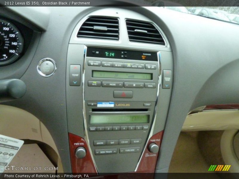 Obsidian Black / Parchment 2012 Lexus ES 350