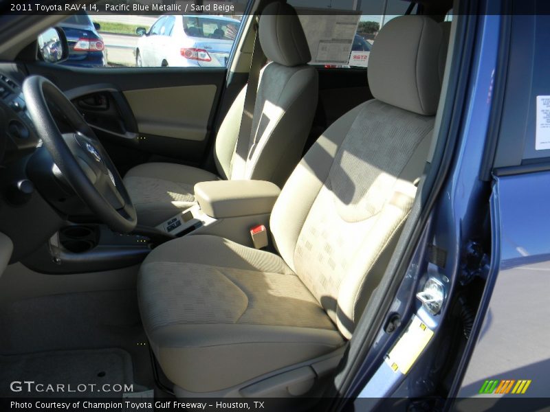Pacific Blue Metallic / Sand Beige 2011 Toyota RAV4 I4