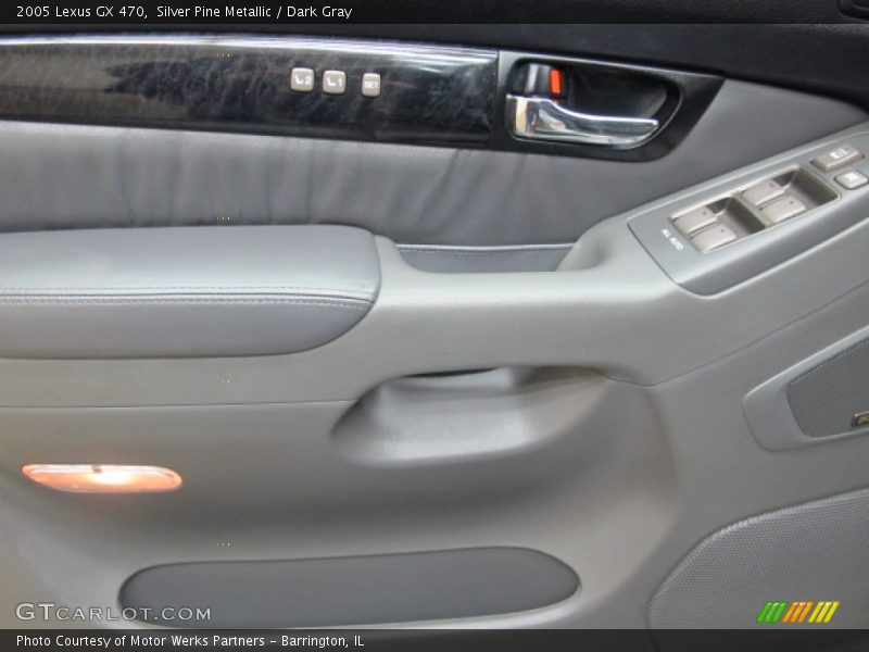 Silver Pine Metallic / Dark Gray 2005 Lexus GX 470