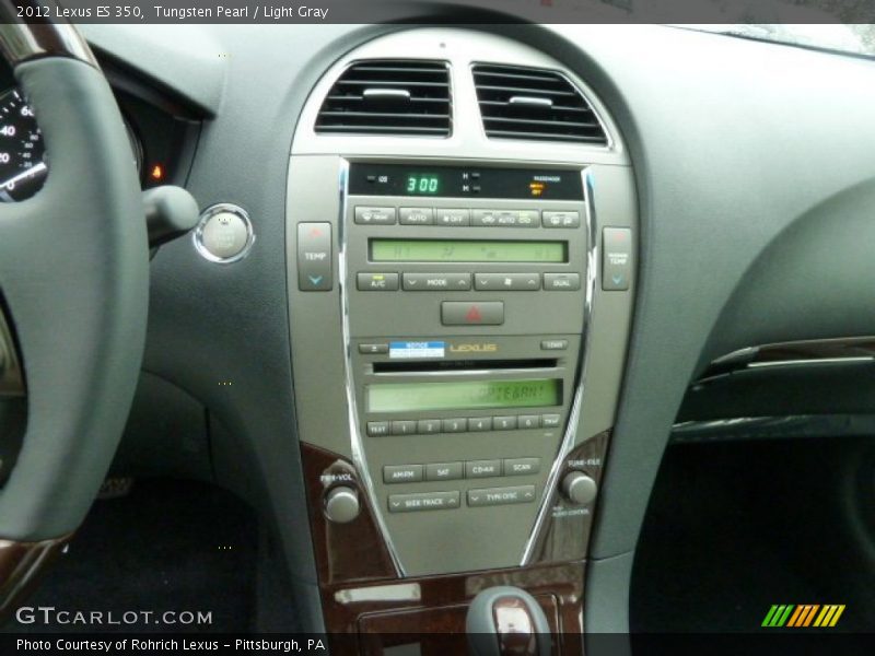 Tungsten Pearl / Light Gray 2012 Lexus ES 350