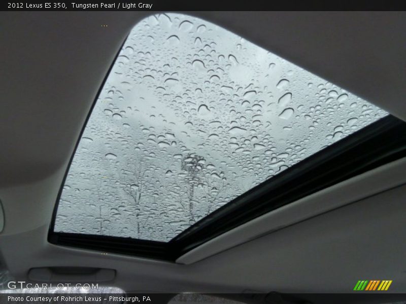 Tungsten Pearl / Light Gray 2012 Lexus ES 350