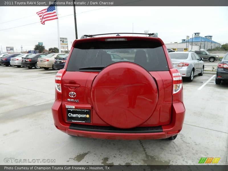 Barcelona Red Metallic / Dark Charcoal 2011 Toyota RAV4 Sport