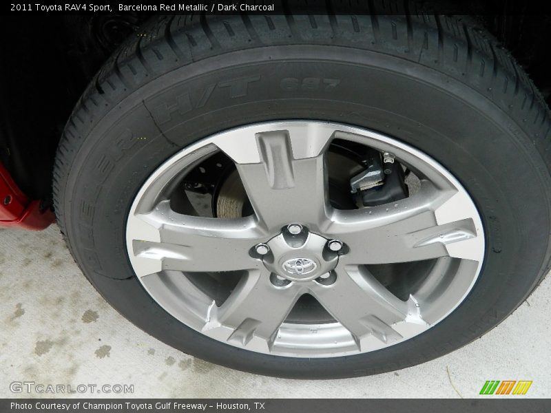 Barcelona Red Metallic / Dark Charcoal 2011 Toyota RAV4 Sport