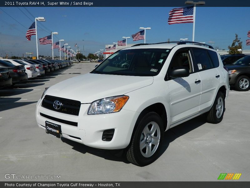 Super White / Sand Beige 2011 Toyota RAV4 I4