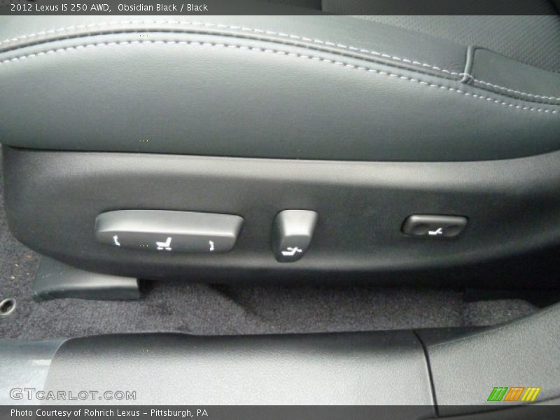 Obsidian Black / Black 2012 Lexus IS 250 AWD