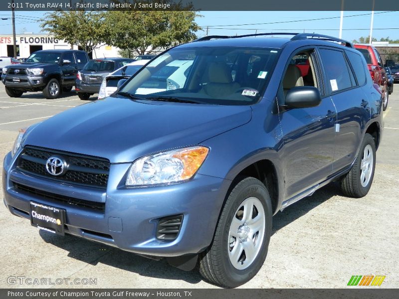 Pacific Blue Metallic / Sand Beige 2011 Toyota RAV4 I4
