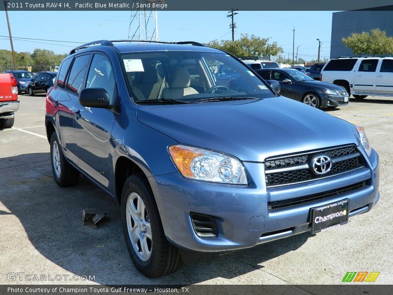 Pacific Blue Metallic / Sand Beige 2011 Toyota RAV4 I4