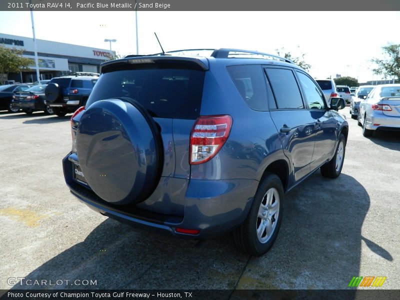 Pacific Blue Metallic / Sand Beige 2011 Toyota RAV4 I4