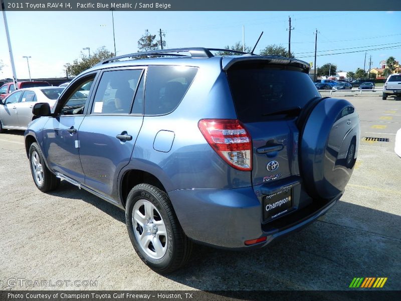 Pacific Blue Metallic / Sand Beige 2011 Toyota RAV4 I4