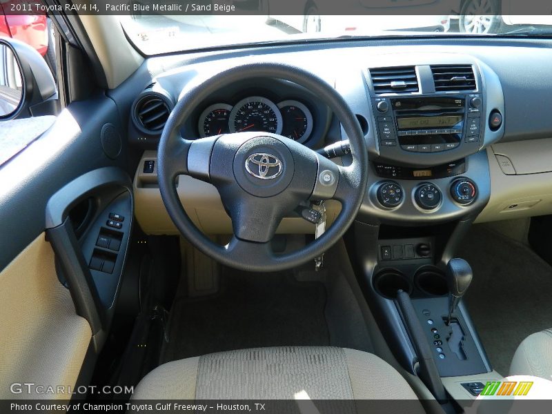Pacific Blue Metallic / Sand Beige 2011 Toyota RAV4 I4