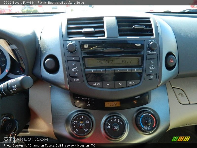 Pacific Blue Metallic / Sand Beige 2011 Toyota RAV4 I4