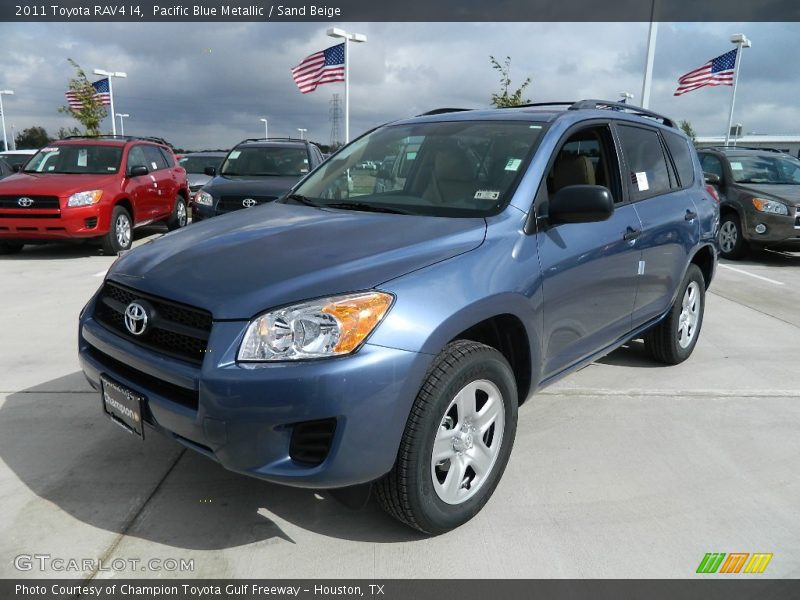 Pacific Blue Metallic / Sand Beige 2011 Toyota RAV4 I4