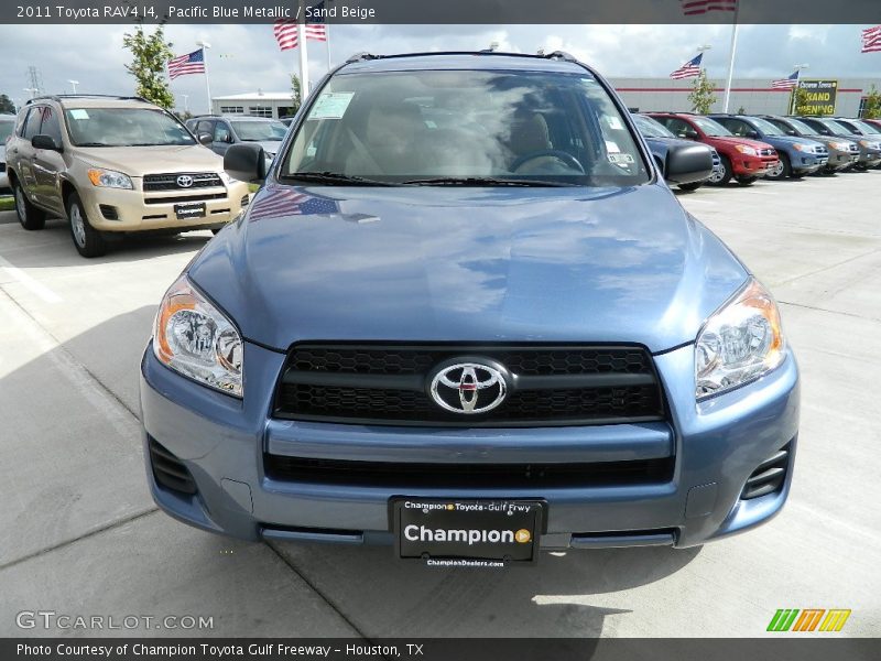 Pacific Blue Metallic / Sand Beige 2011 Toyota RAV4 I4
