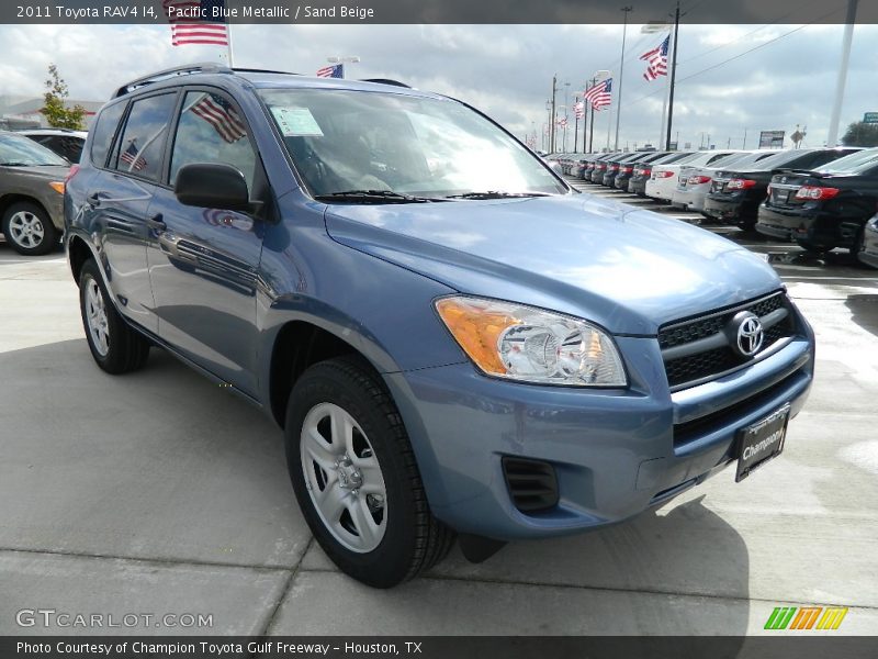 Pacific Blue Metallic / Sand Beige 2011 Toyota RAV4 I4