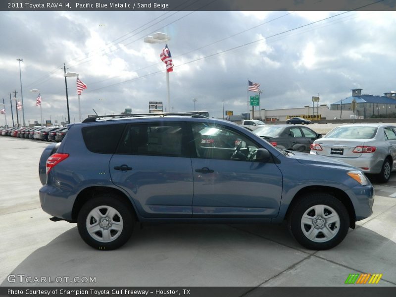 Pacific Blue Metallic / Sand Beige 2011 Toyota RAV4 I4