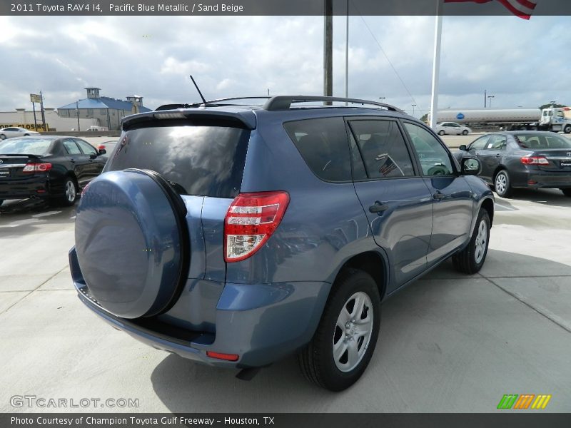 Pacific Blue Metallic / Sand Beige 2011 Toyota RAV4 I4