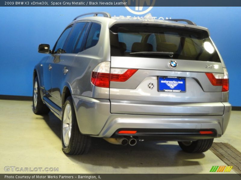 Space Grey Metallic / Black Nevada Leather 2009 BMW X3 xDrive30i
