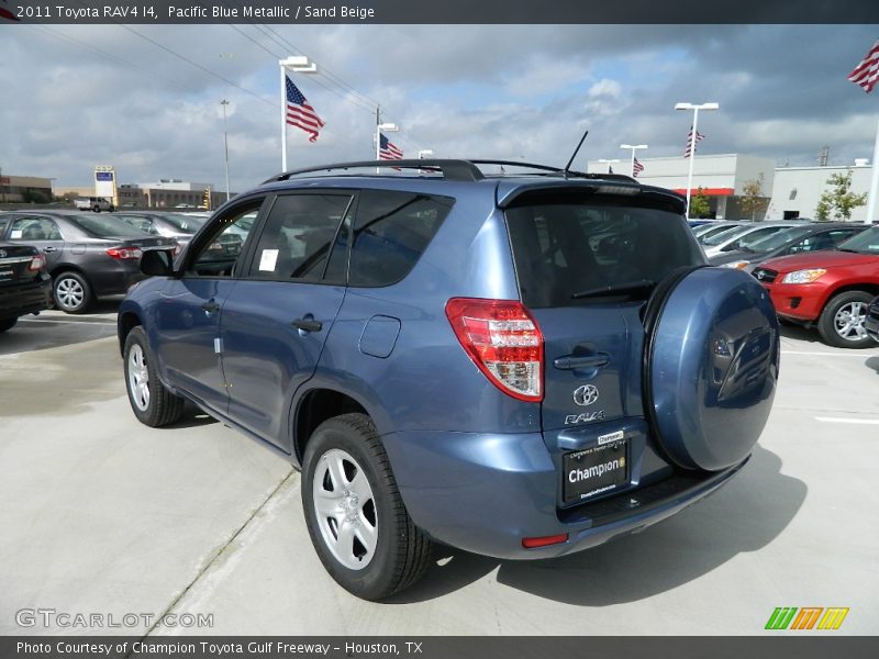 Pacific Blue Metallic / Sand Beige 2011 Toyota RAV4 I4