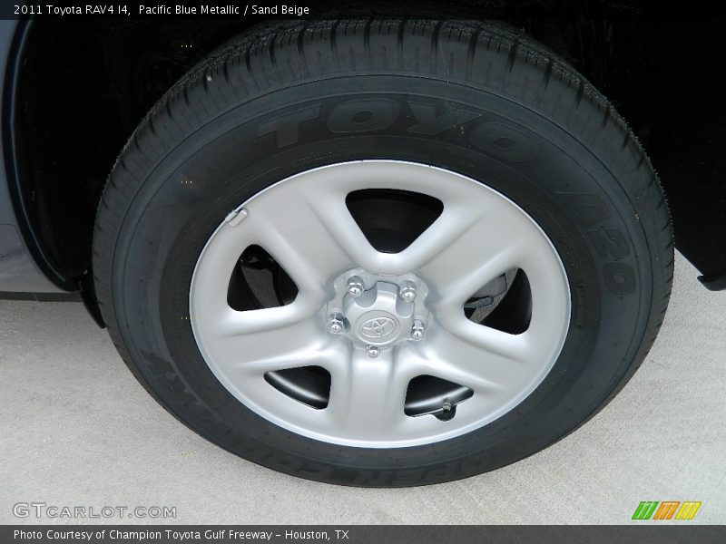 Pacific Blue Metallic / Sand Beige 2011 Toyota RAV4 I4