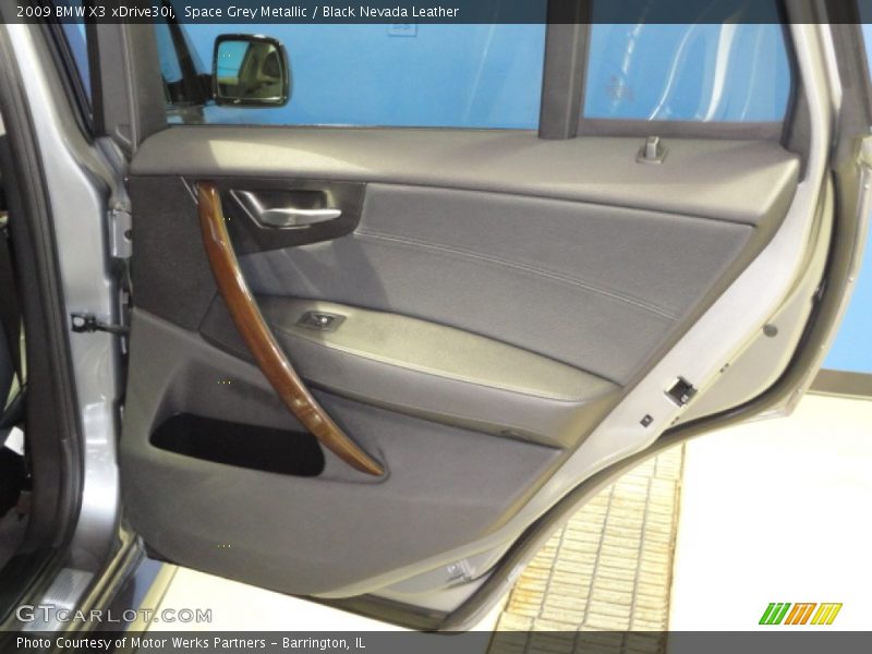 Space Grey Metallic / Black Nevada Leather 2009 BMW X3 xDrive30i