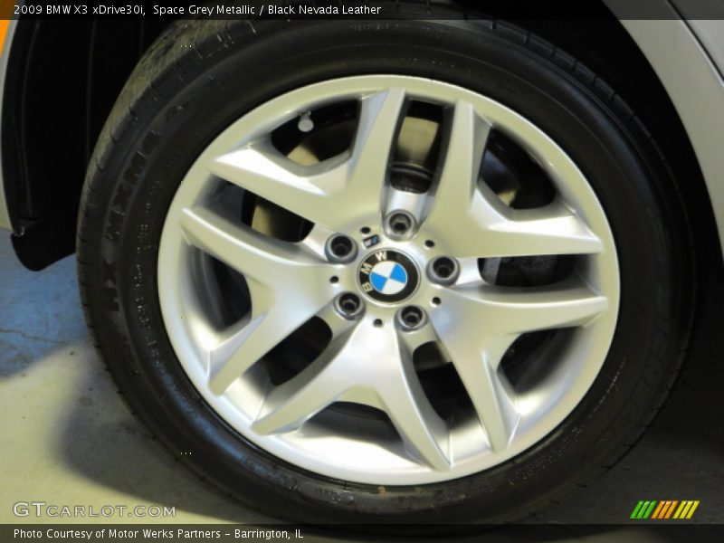 Space Grey Metallic / Black Nevada Leather 2009 BMW X3 xDrive30i