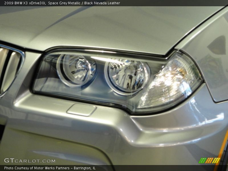 Space Grey Metallic / Black Nevada Leather 2009 BMW X3 xDrive30i