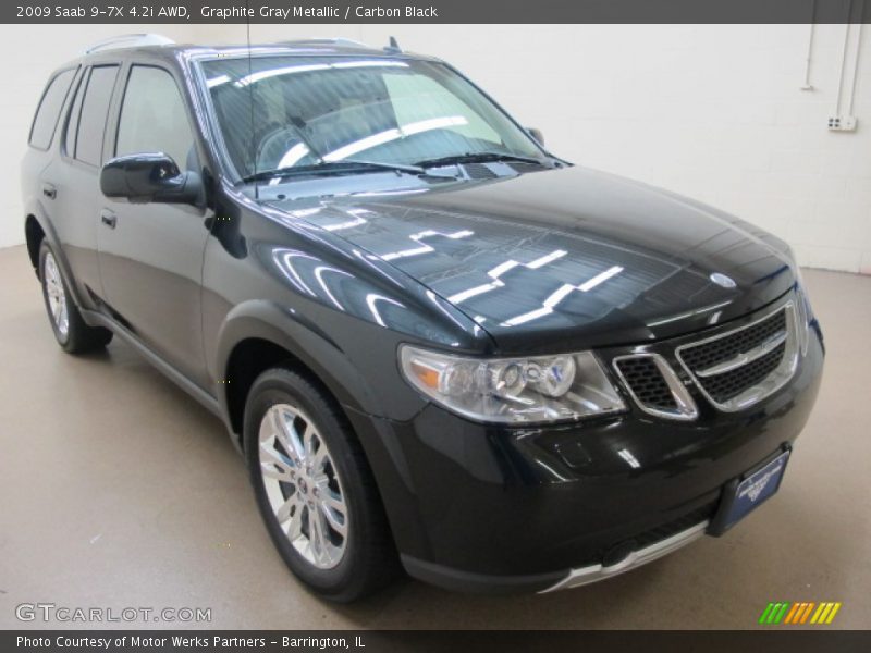 Graphite Gray Metallic / Carbon Black 2009 Saab 9-7X 4.2i AWD