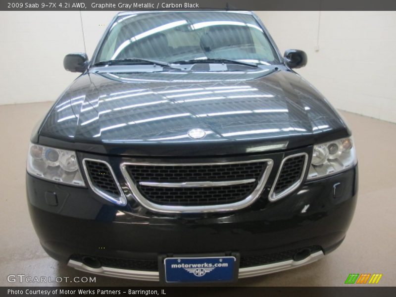 Graphite Gray Metallic / Carbon Black 2009 Saab 9-7X 4.2i AWD