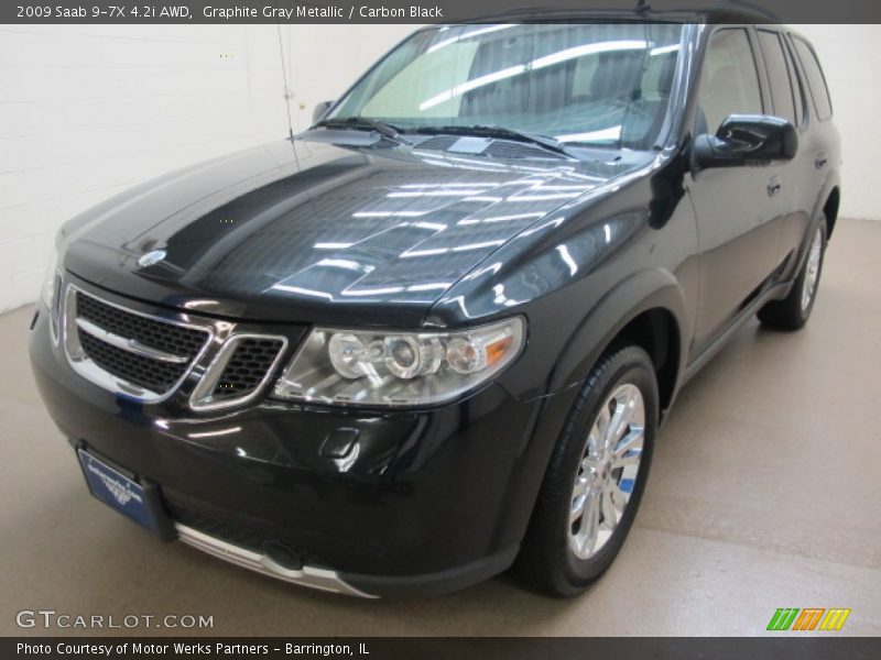 Graphite Gray Metallic / Carbon Black 2009 Saab 9-7X 4.2i AWD
