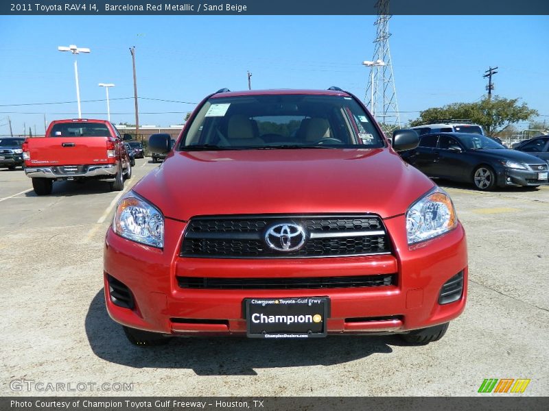 Barcelona Red Metallic / Sand Beige 2011 Toyota RAV4 I4