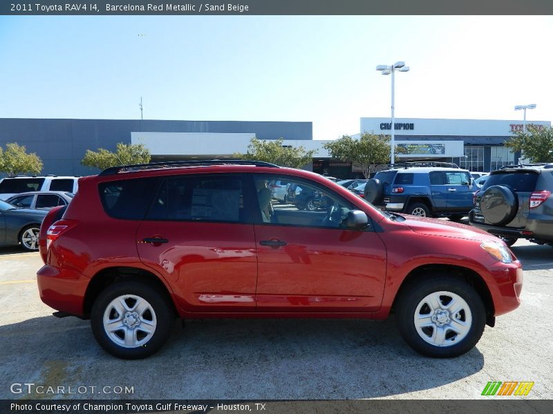 Barcelona Red Metallic / Sand Beige 2011 Toyota RAV4 I4