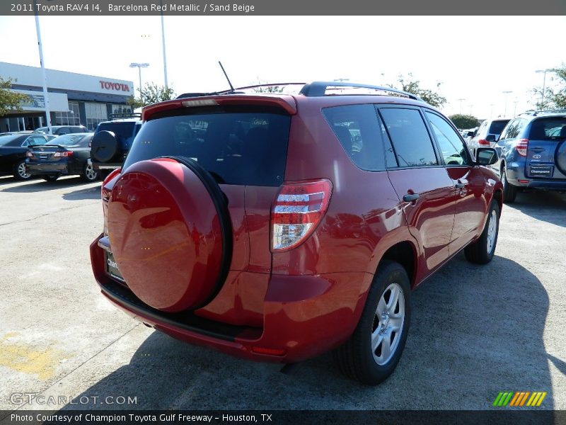 Barcelona Red Metallic / Sand Beige 2011 Toyota RAV4 I4