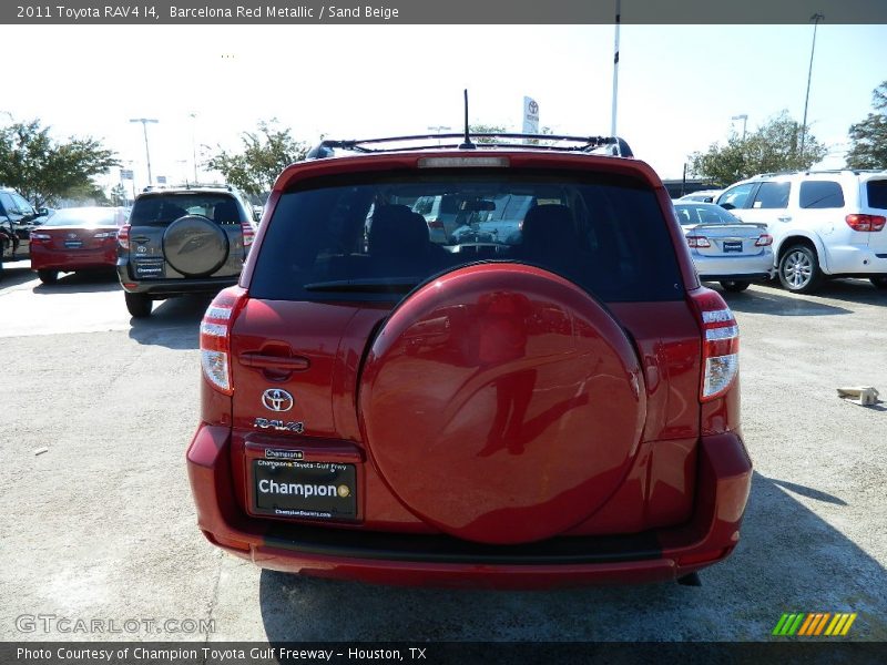 Barcelona Red Metallic / Sand Beige 2011 Toyota RAV4 I4