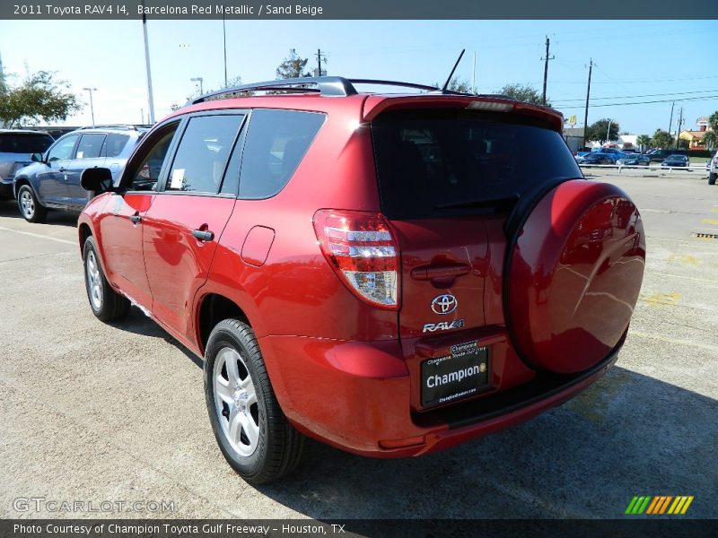 Barcelona Red Metallic / Sand Beige 2011 Toyota RAV4 I4