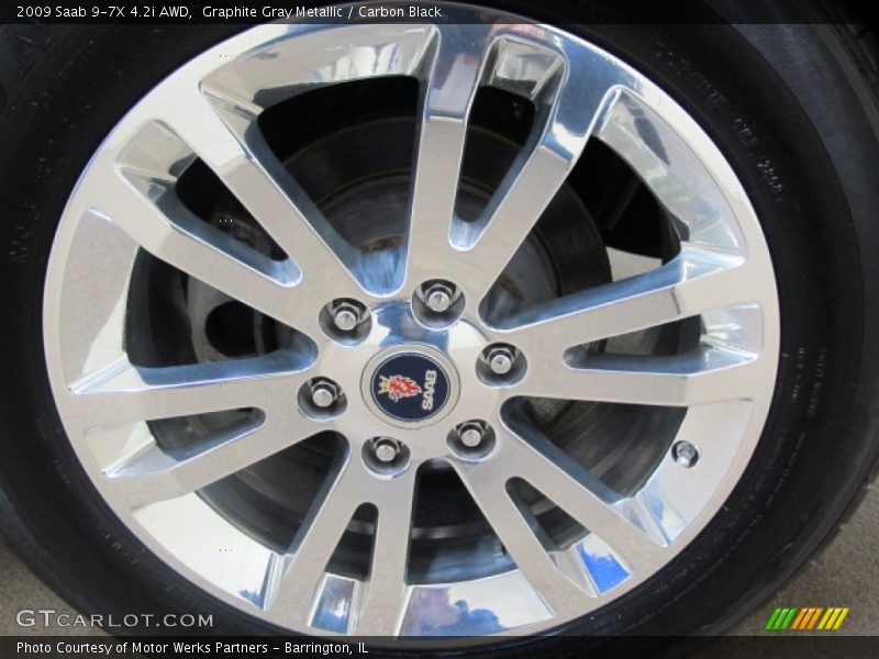 Graphite Gray Metallic / Carbon Black 2009 Saab 9-7X 4.2i AWD