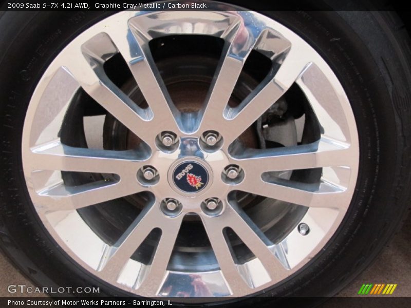 Graphite Gray Metallic / Carbon Black 2009 Saab 9-7X 4.2i AWD