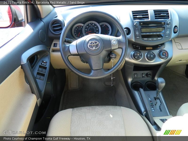 Barcelona Red Metallic / Sand Beige 2011 Toyota RAV4 I4