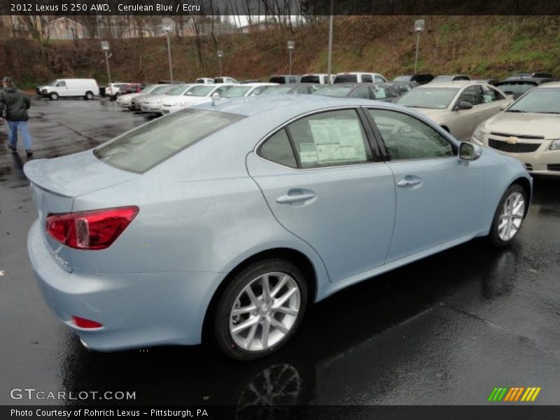 Cerulean Blue / Ecru 2012 Lexus IS 250 AWD