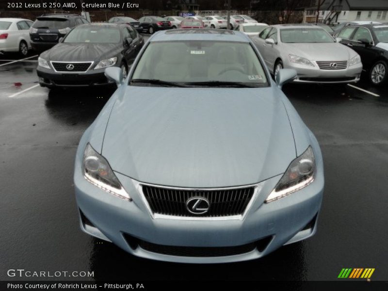 Cerulean Blue / Ecru 2012 Lexus IS 250 AWD