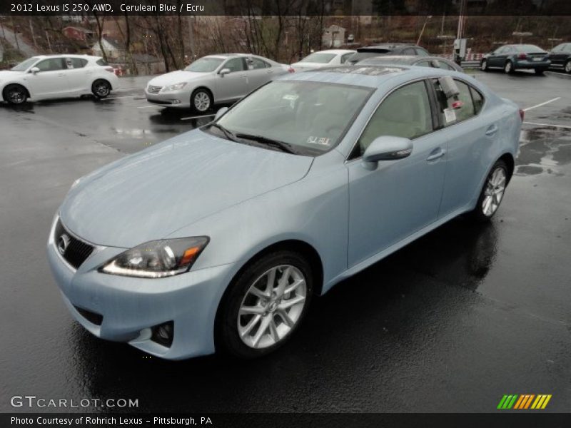 Cerulean Blue / Ecru 2012 Lexus IS 250 AWD