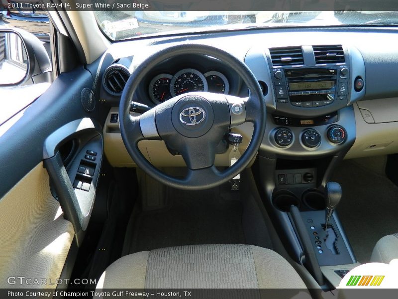 Super White / Sand Beige 2011 Toyota RAV4 I4