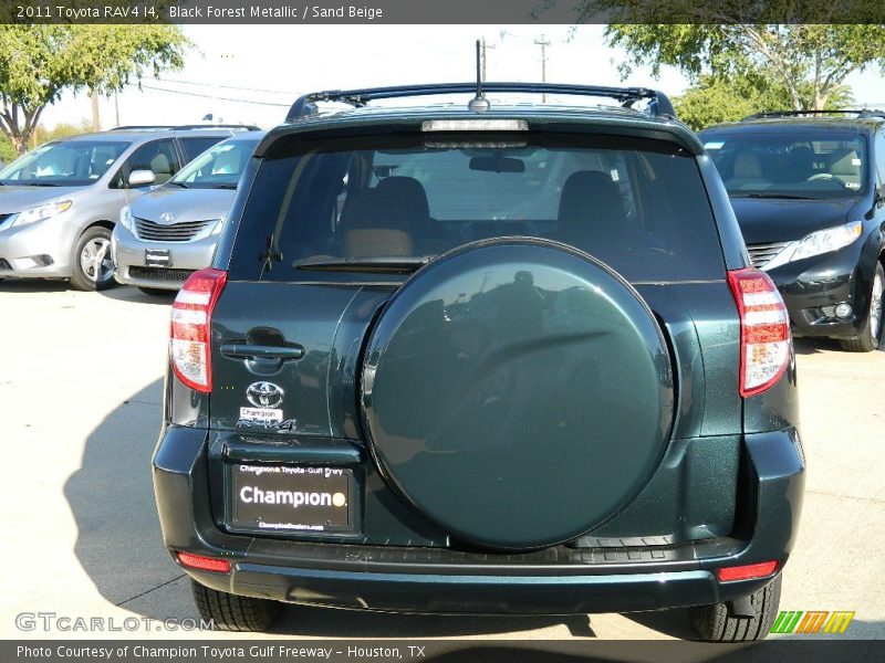Black Forest Metallic / Sand Beige 2011 Toyota RAV4 I4