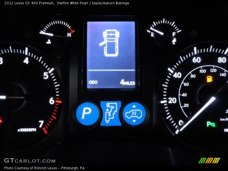 Starfire White Pearl / Sepia/Auburn Bubinga 2012 Lexus GX 460 Premium