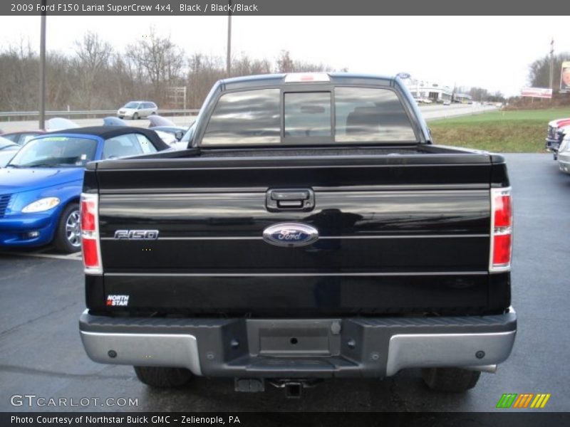 Black / Black/Black 2009 Ford F150 Lariat SuperCrew 4x4